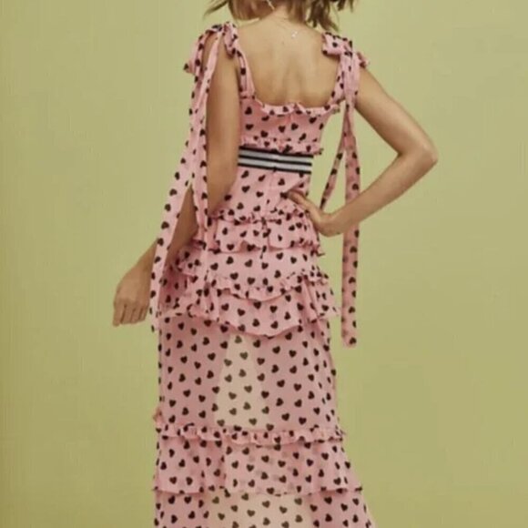 For Love and Lemons Maison Maxi Dress XS - Picture 6 of 9